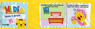 Mi día vamos a dormir Libro de Tela