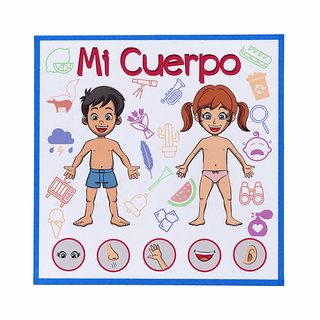 Tablero Mi Cuerpo-Imantado - La tienda de Mimar